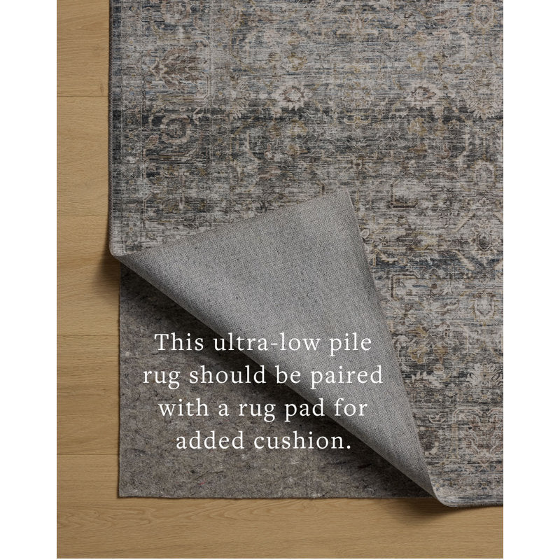 Tapis lavable en machine Dove / or Amber Lewis x Loloi 107 cm x 168 cm