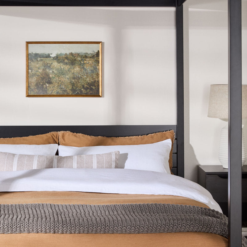 Hanhalyn Solid Wood Canopy Bed