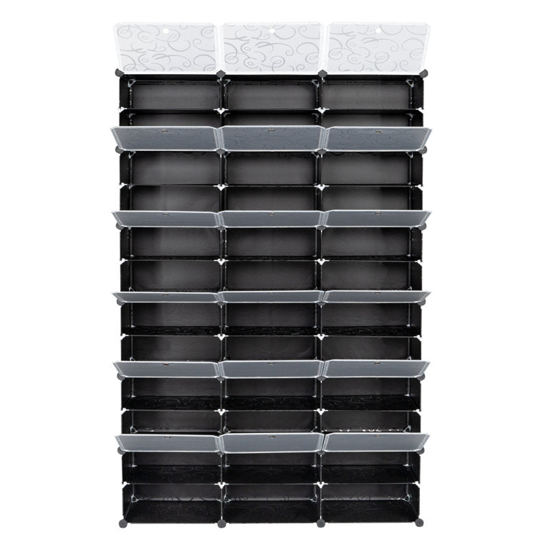 Armoire à chaussures empilable pour 72 paires