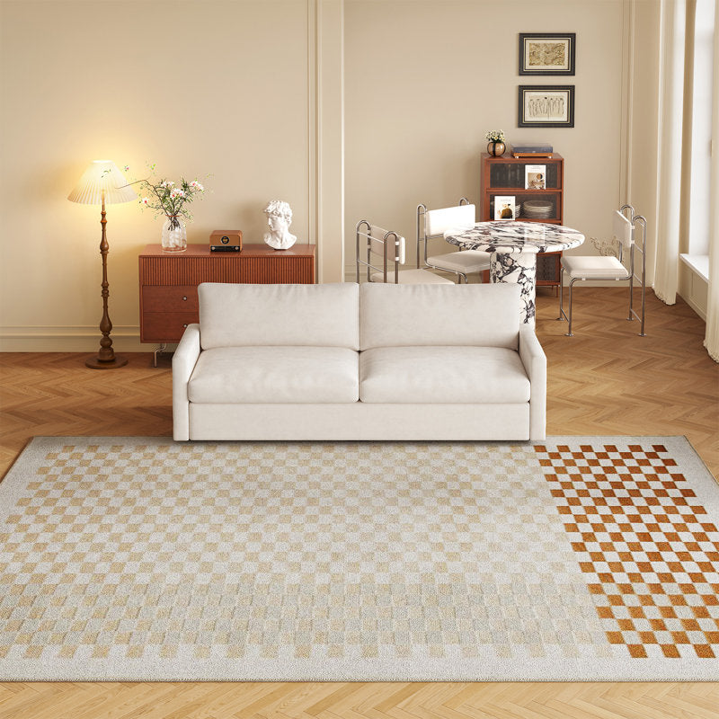 Small 75" sofa bed, comfortable 2-seater cream white sofa, upholstered sofa for small spaces