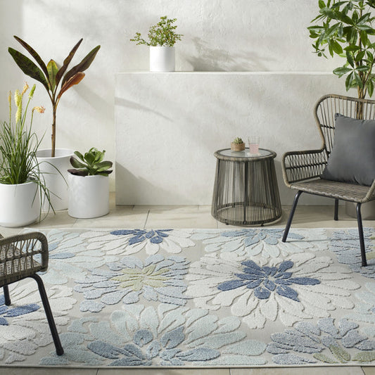 Tapis de salon rectangulaire Livabliss Lakeside LKD-2300 crème 2,39 m x 3,05 m