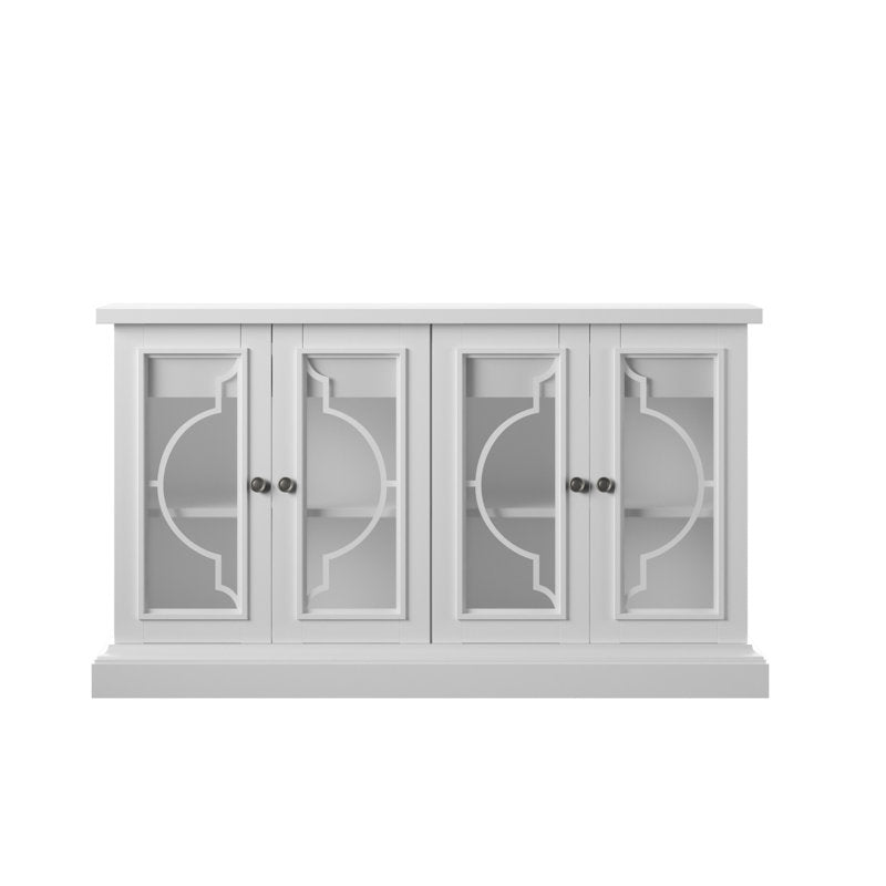 Buffet Braydon 56" à 2 tiroirs, couleur blanche