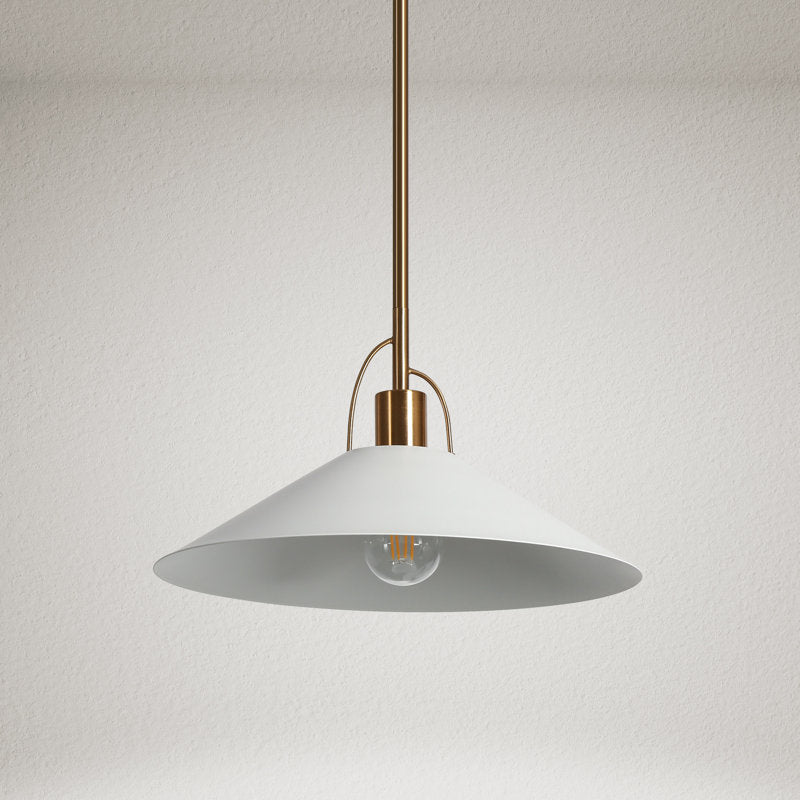 Pendentif simple en forme de cône en laiton