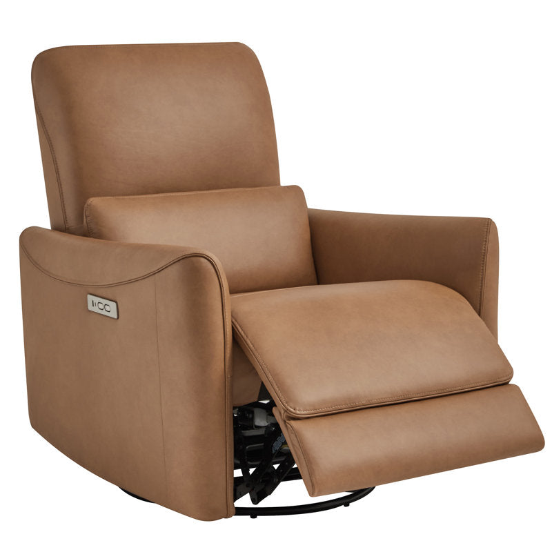 Sant Electric Swivel Recliner Chair in Genuine Leather