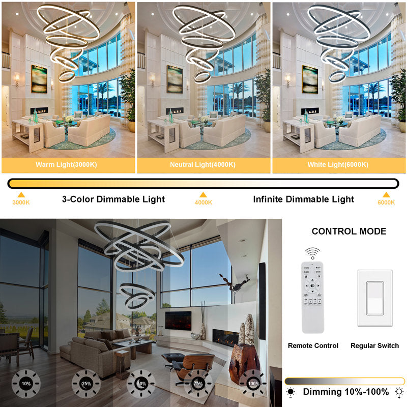 Lustre géométrique LED Divo