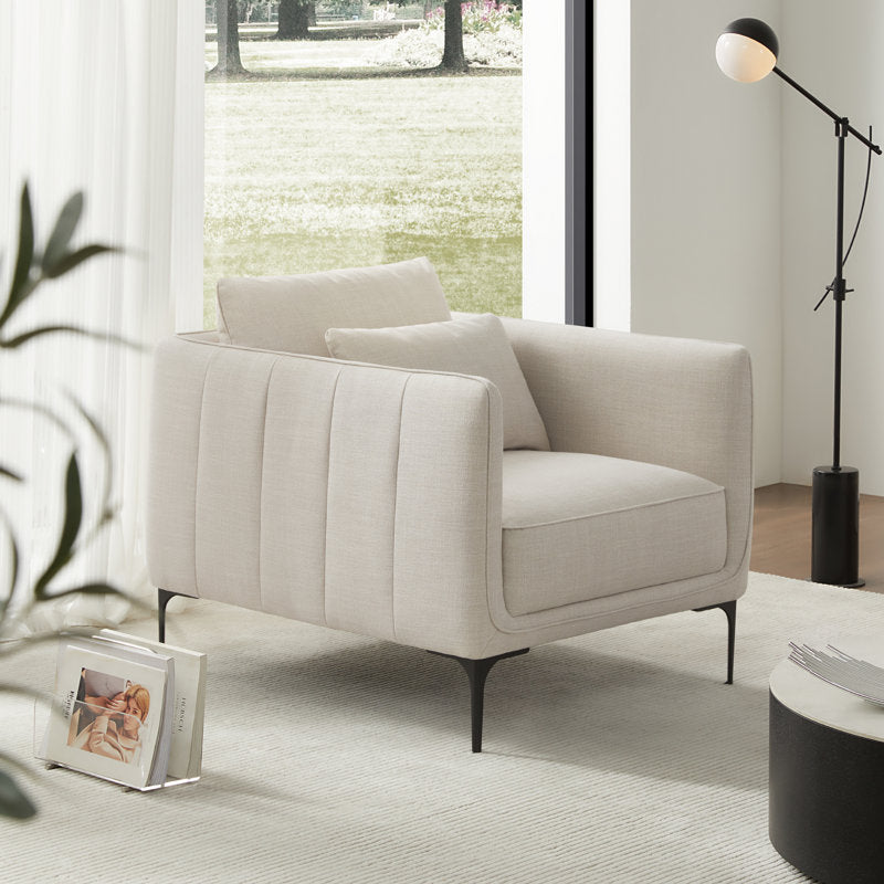 Rae Upholstered Armchair Lin Performance Effie