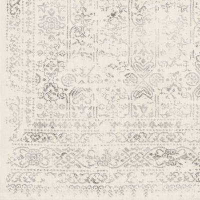 Roma ROM-2308 Beige/Grey Area Rug (6'7 x 9')