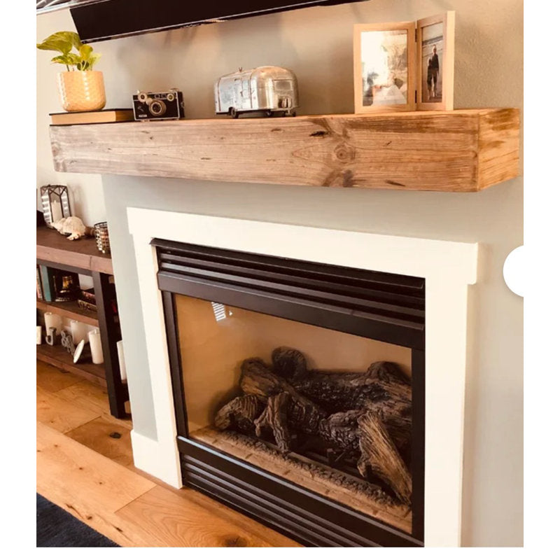 Étagère de cheminée Midwood Rustic Oak XL 53"