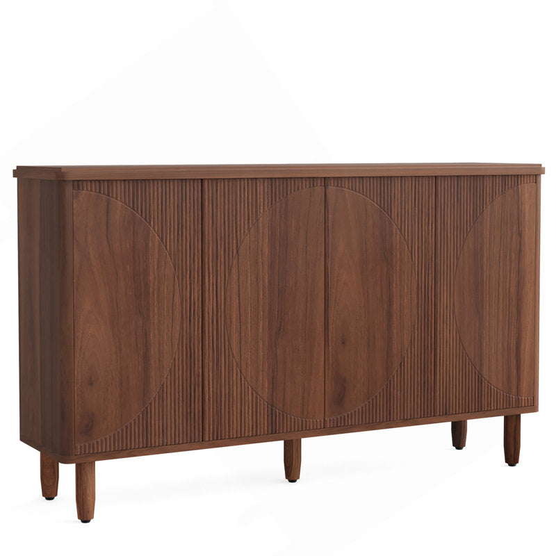 Mango Minimalist Modern Sideboard Buffet 59.4 Inches