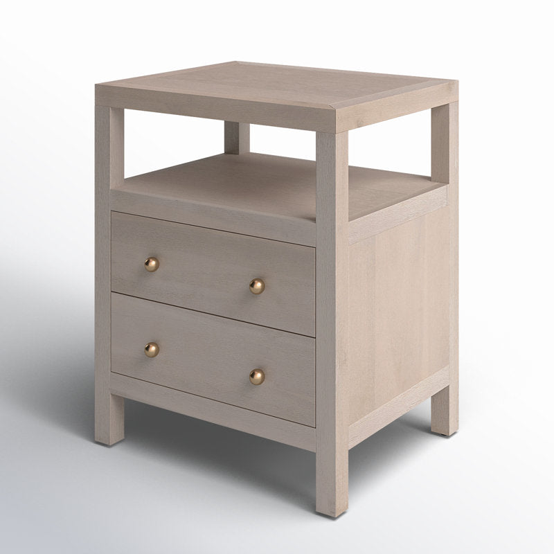 Celine 2-Drawer Nightstand Table