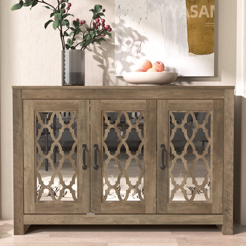Chessani 16 Pair Shoe Storage Cabinet Brown