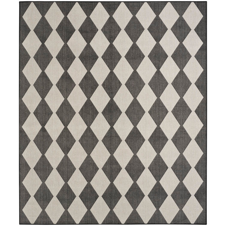 Tapis rectangulaire d'intérieur/extérieur Positano 8x10