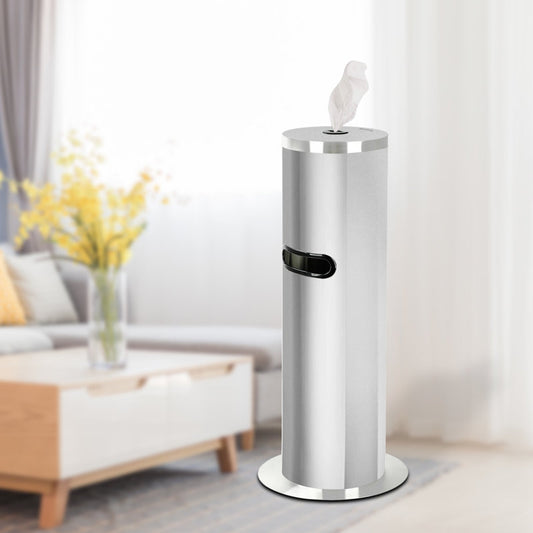 Distributeur de Lingettes sur Pied avec Poubelle 3,2 Gal - Boîte Ouverte