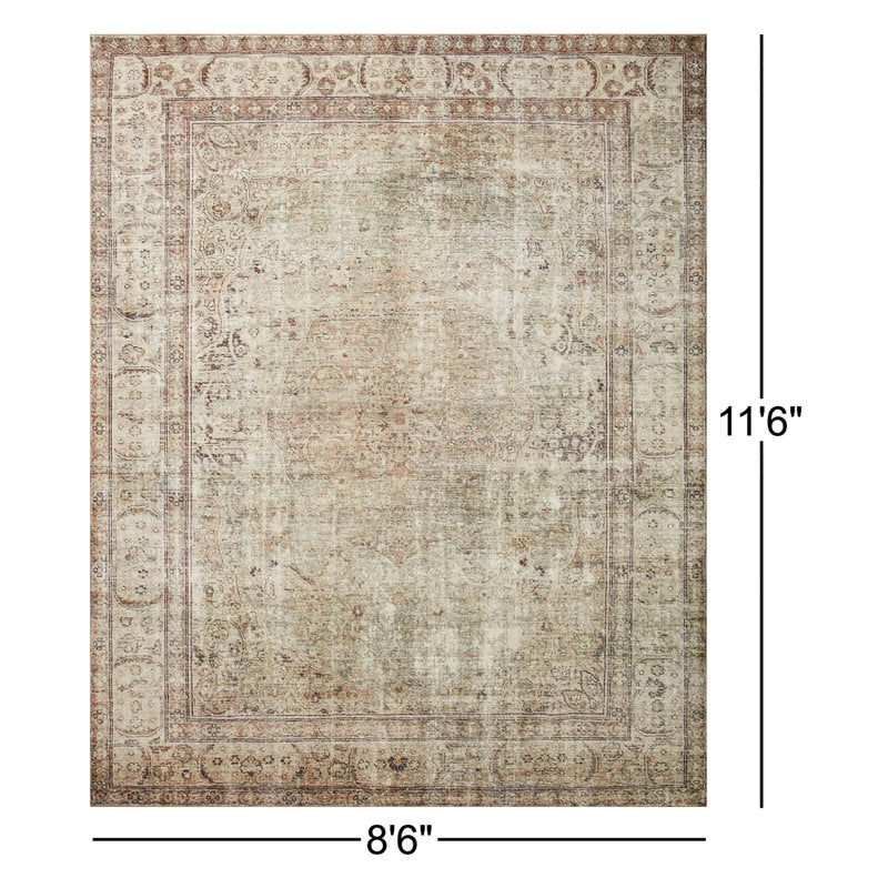 Loloi Margot Antique/Sage Area Rug feat. CloudPile 8'6"x11'6"