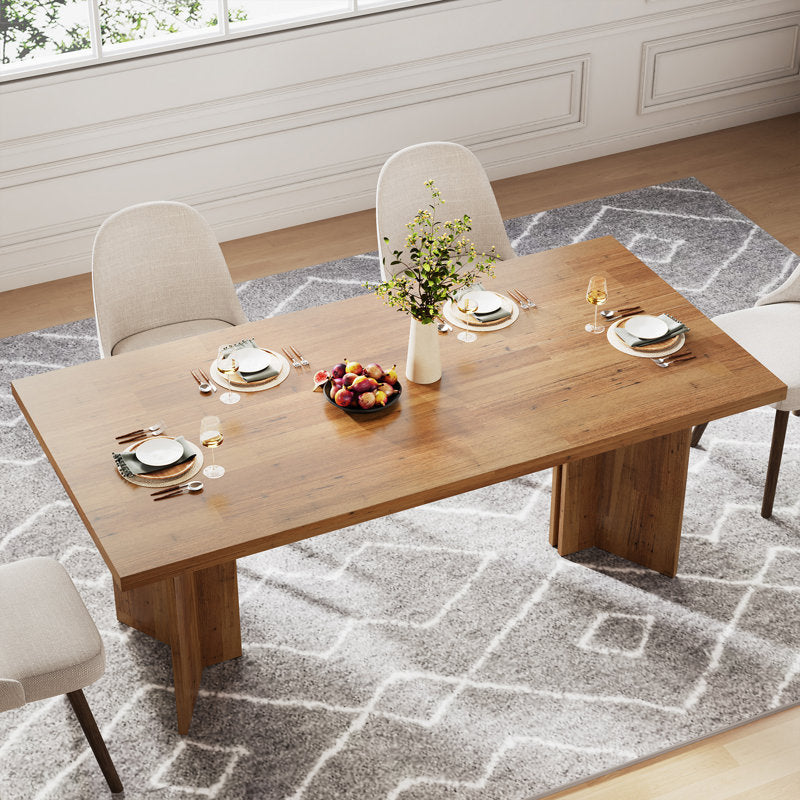 Table de salle à manger Rahn en noyer 