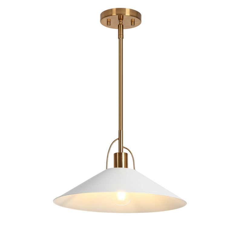 Pendentif simple en forme de cône en laiton