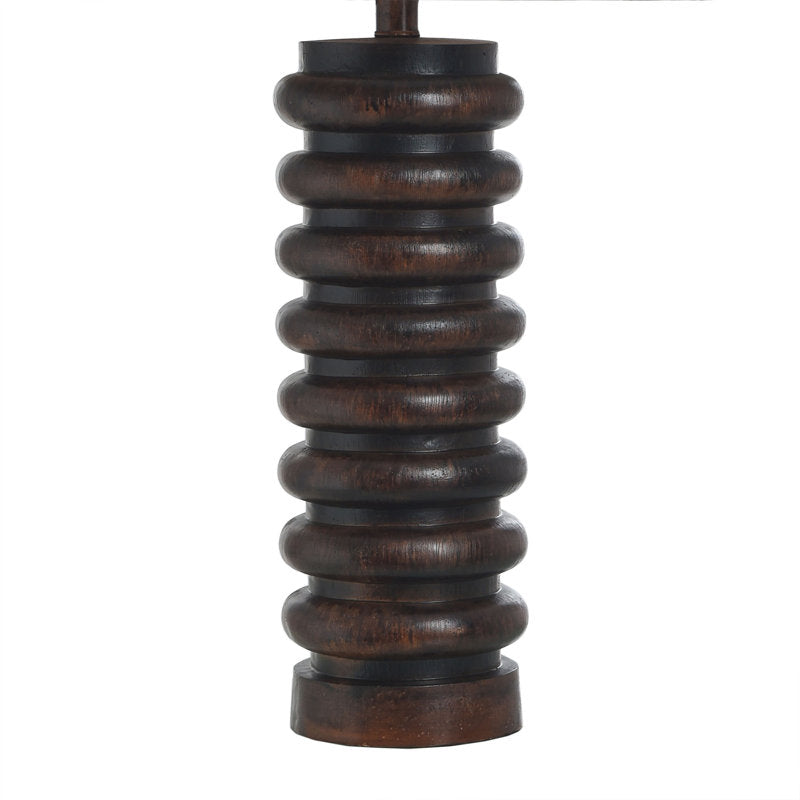Rachel 35" Dark Teak Table Lamp
