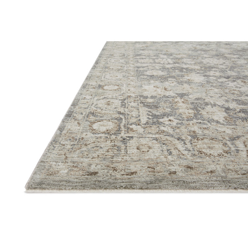 Amber Lewis x Loloi Honora Slate / Beige Area Rug  7'10" x10'