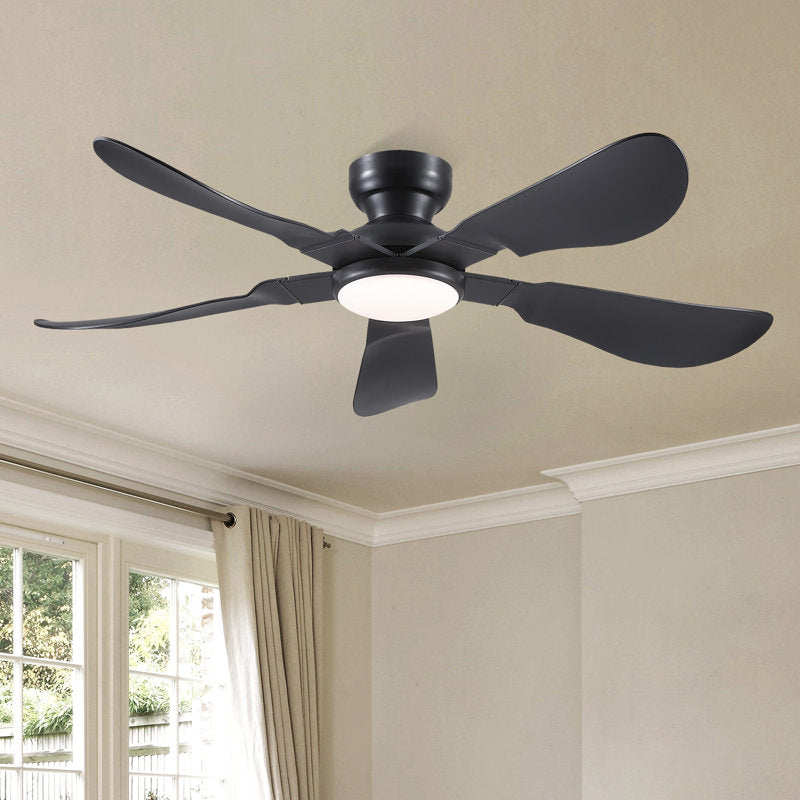 52-inch recessed ceiling fan with light and remote control