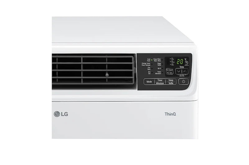 Climatiseur de fenêtre LG 14 000 BTU à double onduleur intelligent et compatible Wi-Fi