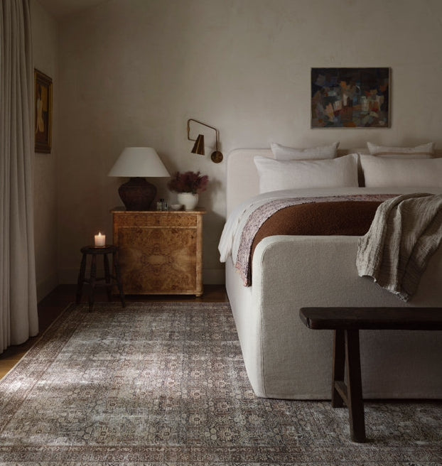 Chris Loves Julia x Loloi Judy Natural / Cream Area Rug 7.6ft x 9.6"