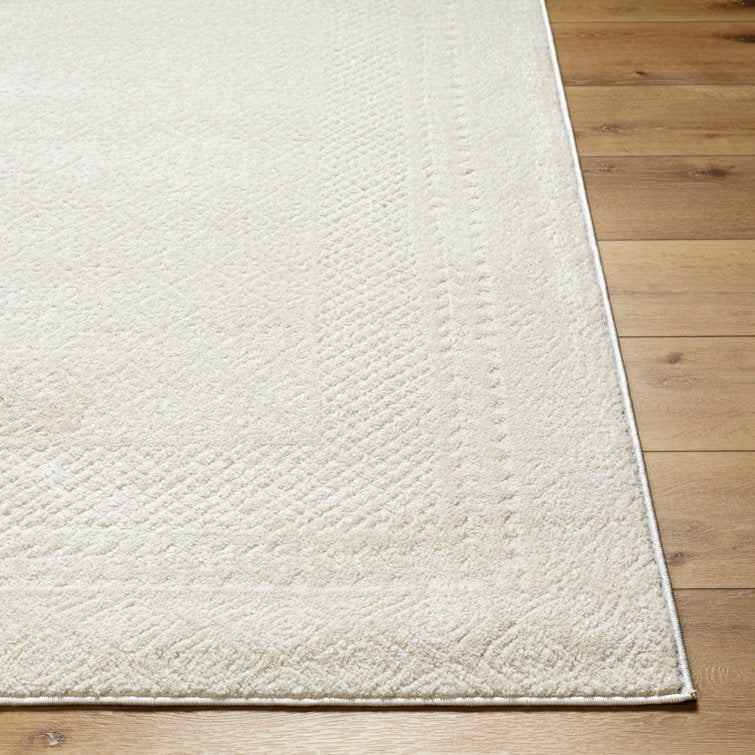 Tapis Calvo ivoire/blanc cassé 160 cm x 213 cm