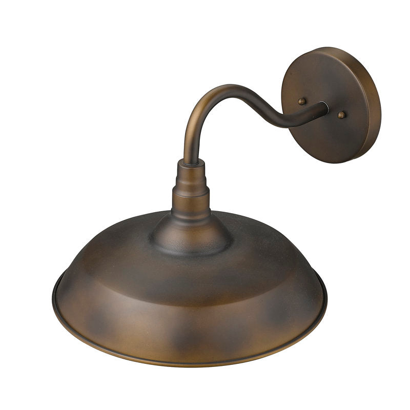 Sussman 13,5 po H Grange d'extérieur Chocolat clair/Cuivre/Marron