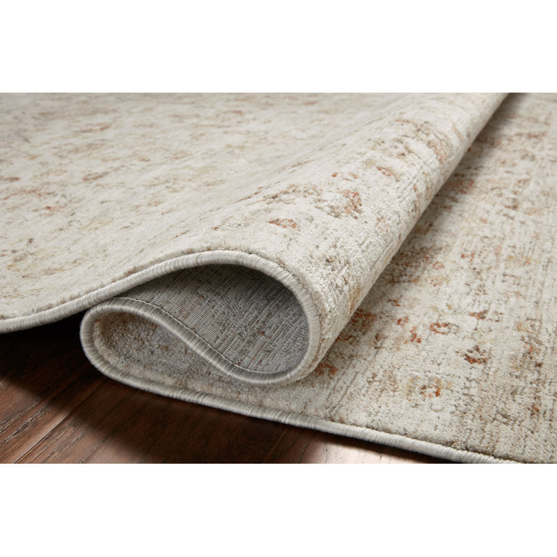 Amber Lewis x Loloi Honora Tapis beige/épice 5'3" x 7'9"