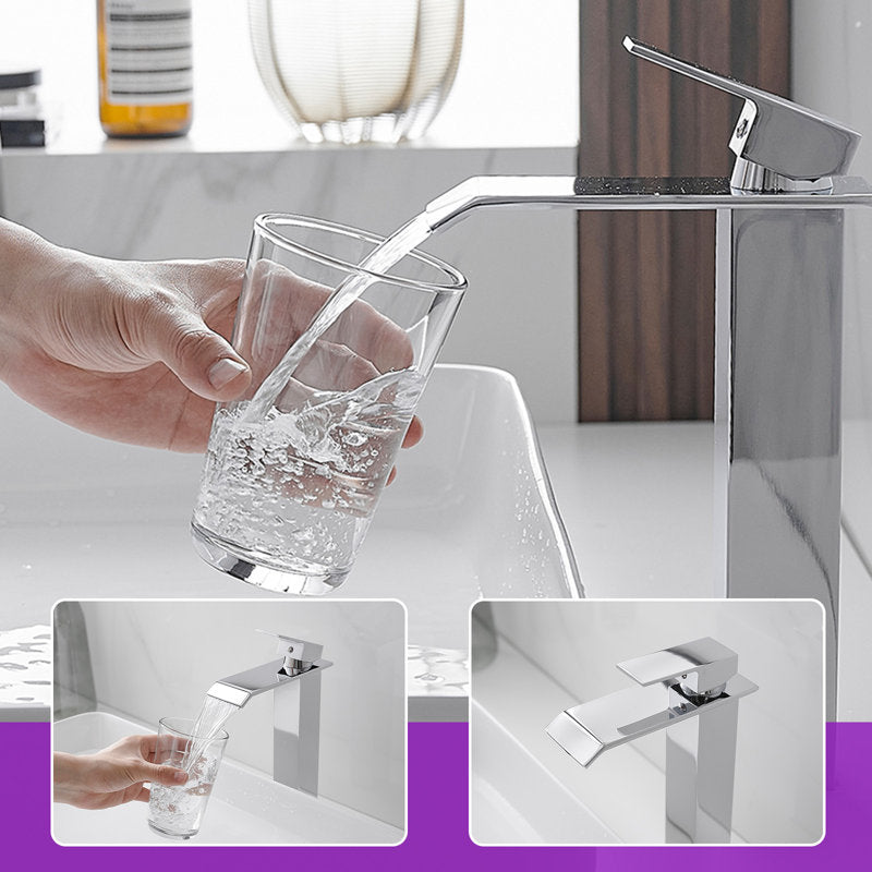 Single-Hole Single-Handle Basin Tap BRUSHED NICKEL