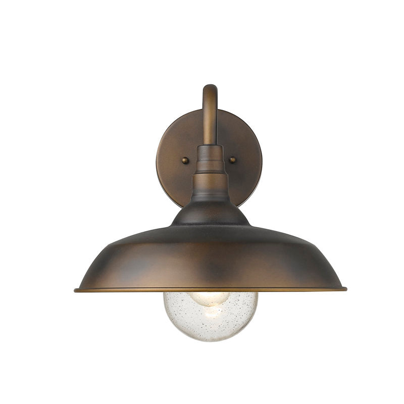 Sussman 13,5 po H Grange d'extérieur Chocolat clair/Cuivre/Marron