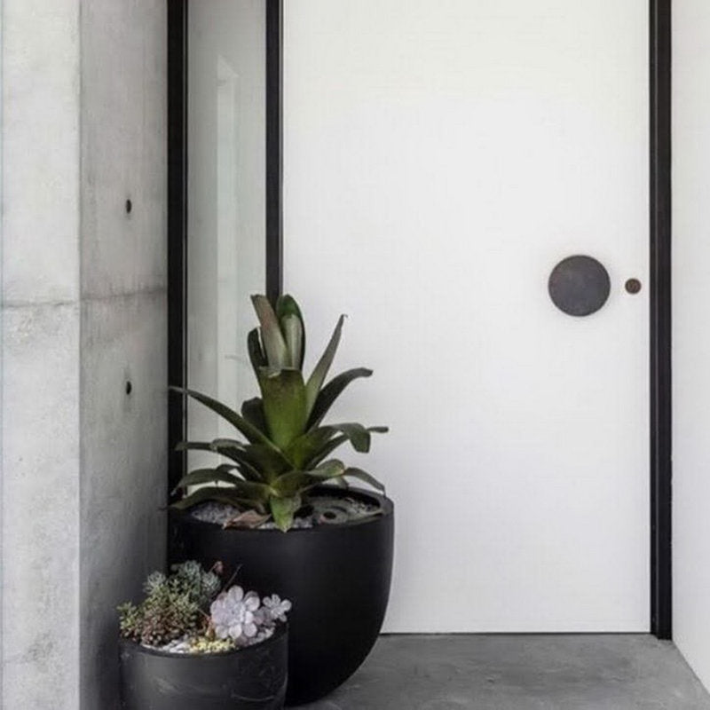 Pot de fleurs Dorlis Fiberstone noir