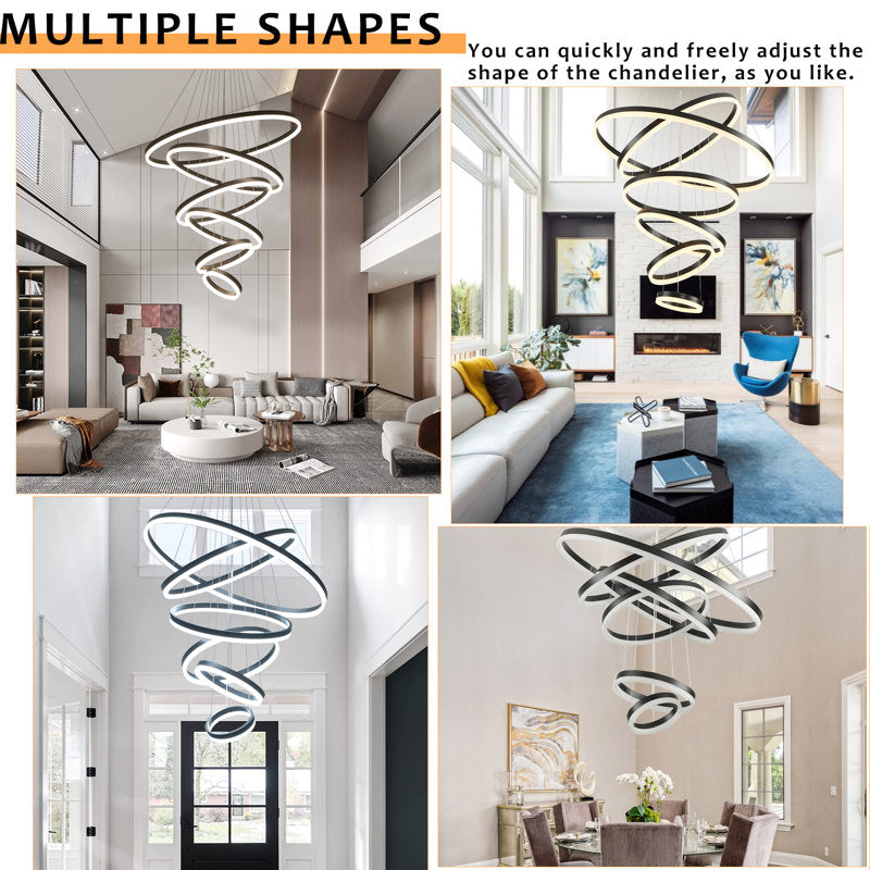 Lustre géométrique LED Divo