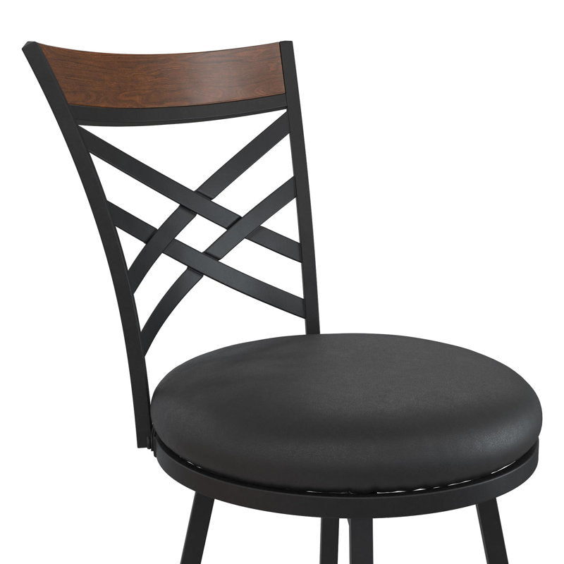 Tabouret de bar pivotant Clintw à hauteur réglable (ensemble de 3) 