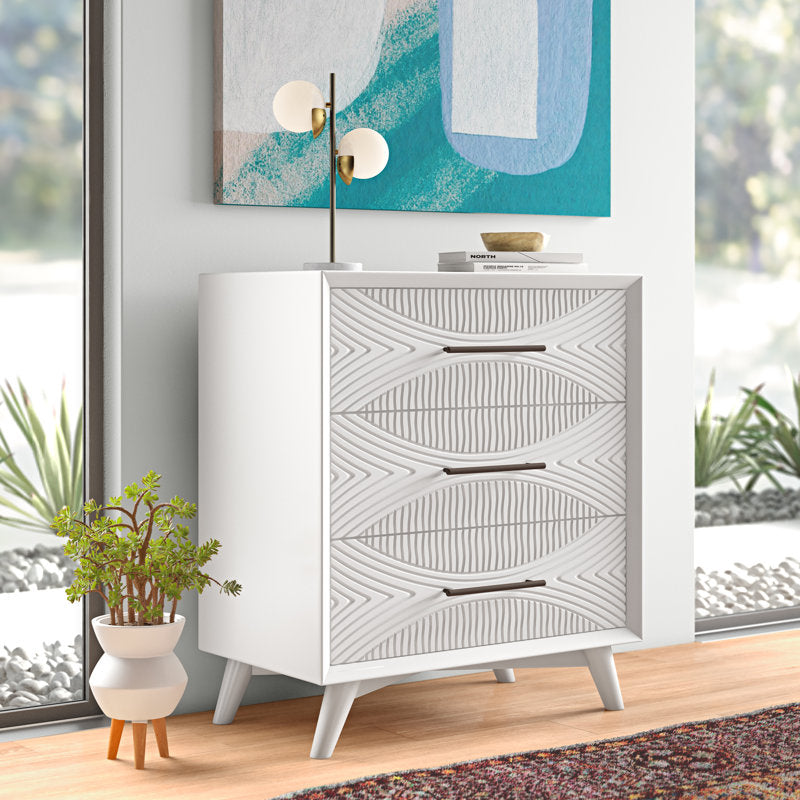 Commode Tranquility Small Chest, blanche, 30'' L 3