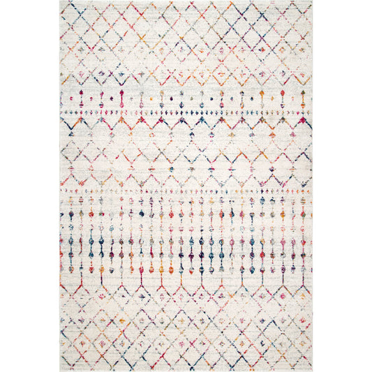 Tapis multicolore 8 x 11 pieds