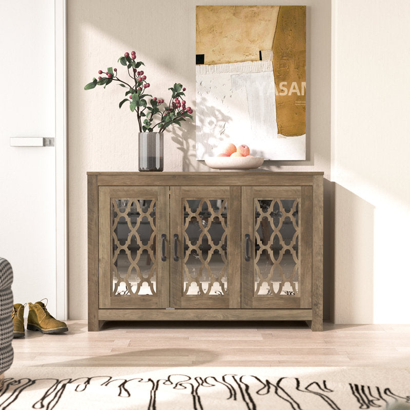 Chessani 16 Pair Shoe Storage Cabinet Brown