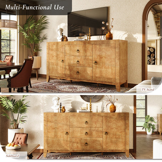 Dorne 60" Buffet with Adjustable Shelves
