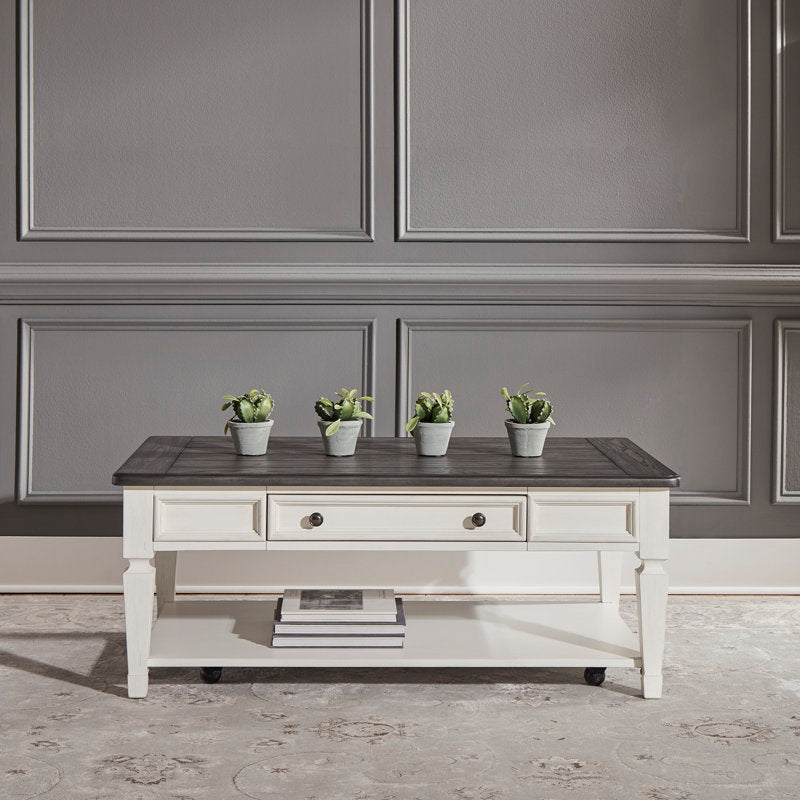 Table basse rectangulaire Colburn avec rangement