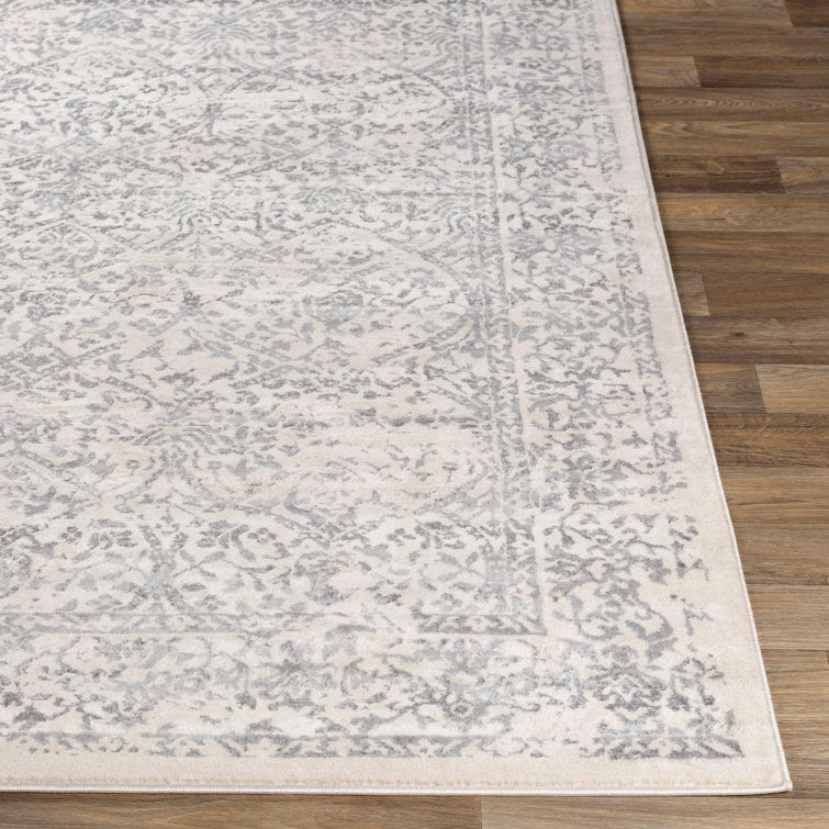 Tapis oriental gris / ivoire DeSoto 2'7" x10' Runner