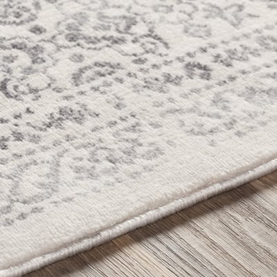 Roma ROM-2308 Beige/Grey Area Rug (6'7 x 9')