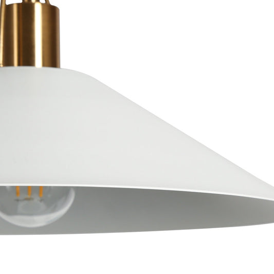 Luminaire Suspendu Tilda 14" en Laiton Galvanisé - Boîte Ouverte