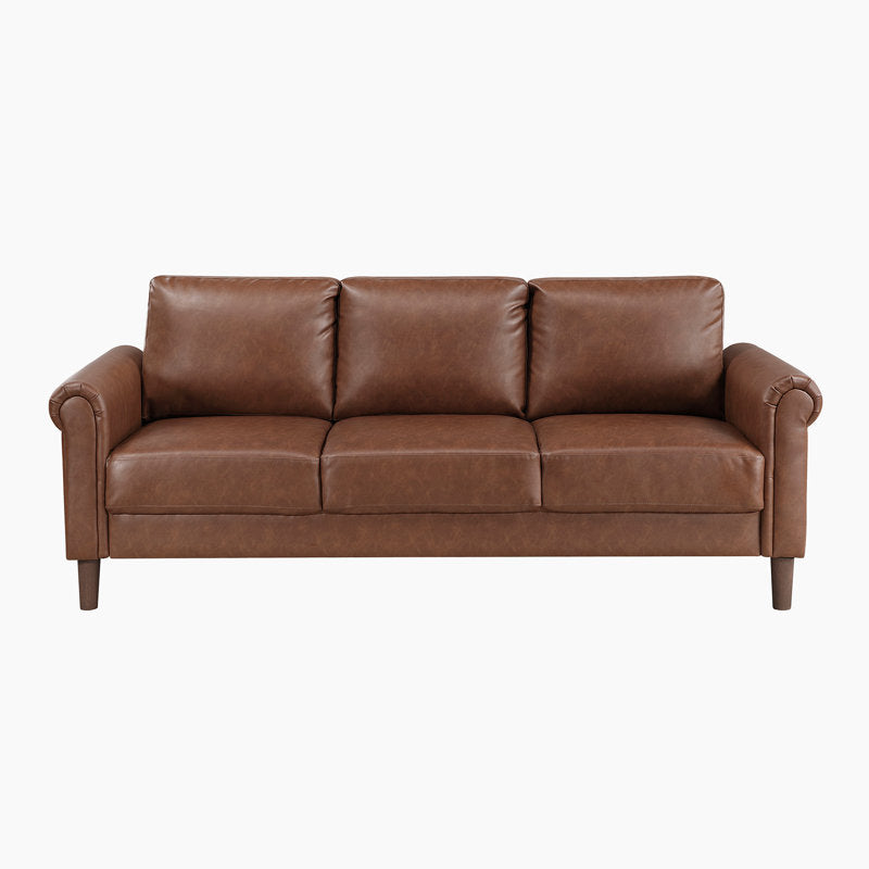 Canapé Kulik 79" en similicuir au design moderne et contemporain