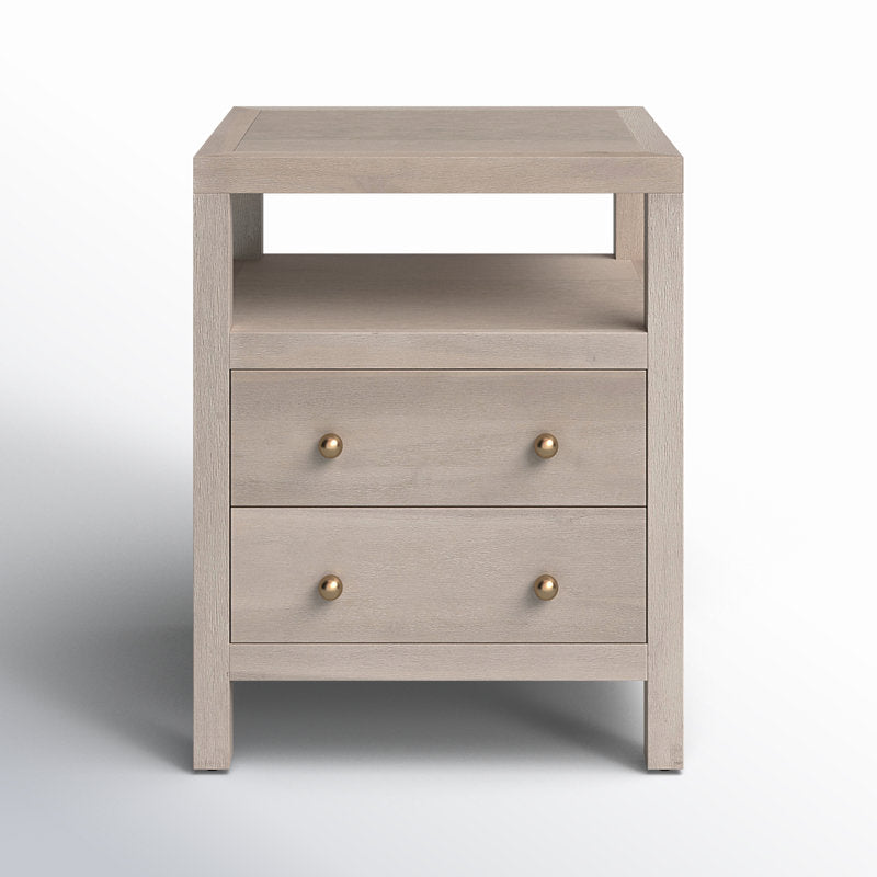 Celine 2-Drawer Nightstand Table