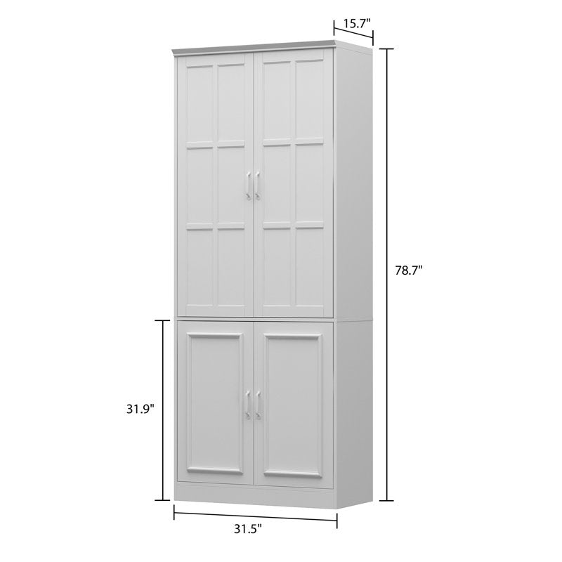 Meuble Hoschton de 80 cm de large à 5 étagères