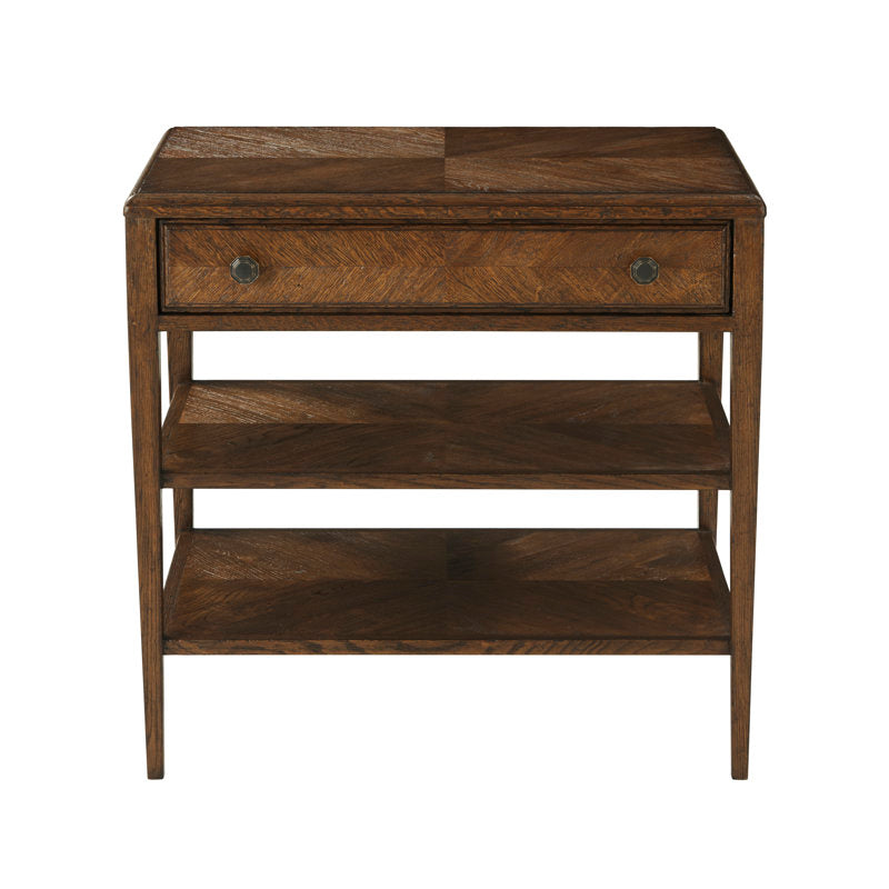 Antique Nova Solid Wood Bedside/ Table with 1 Drawer