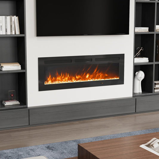 Cheminée électrique murale encastrée Whitmarsh - sans télécommande (testée)