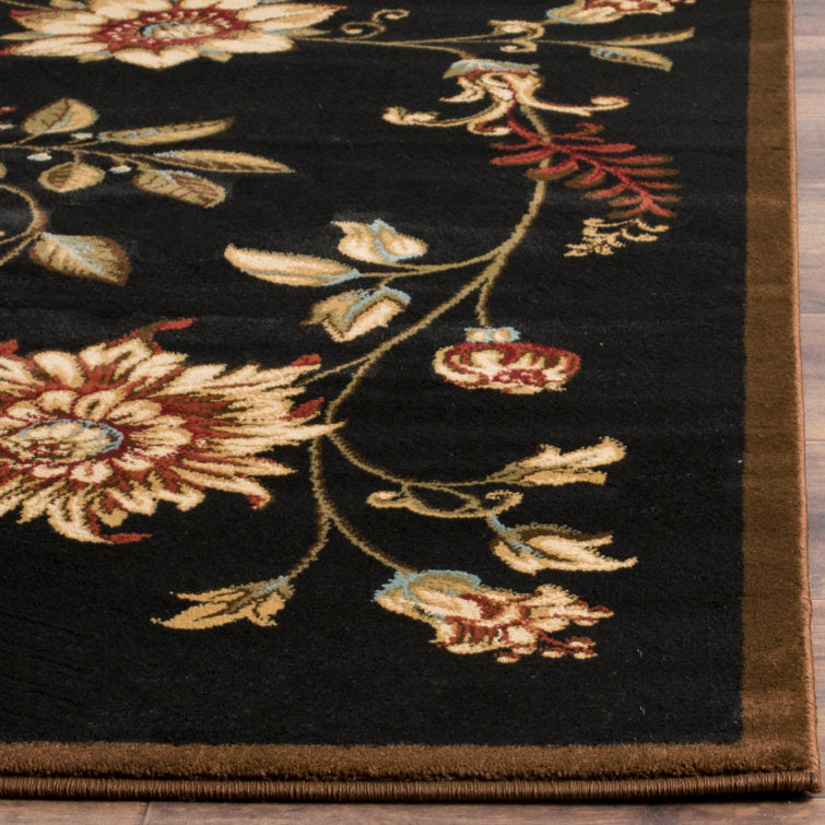 Tapis Carolane noir 2,67 m x 3,66 m