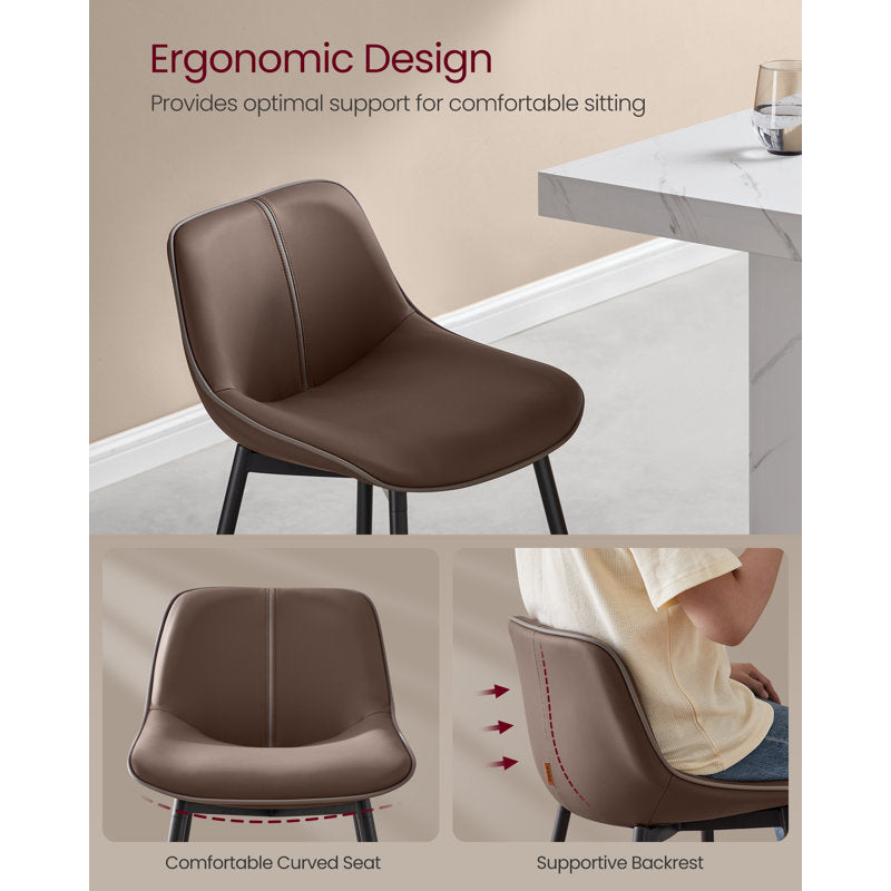 Ensemble de 2 tabourets de bar de hauteur comptoir (hauteur d'assise de 28 pouces)