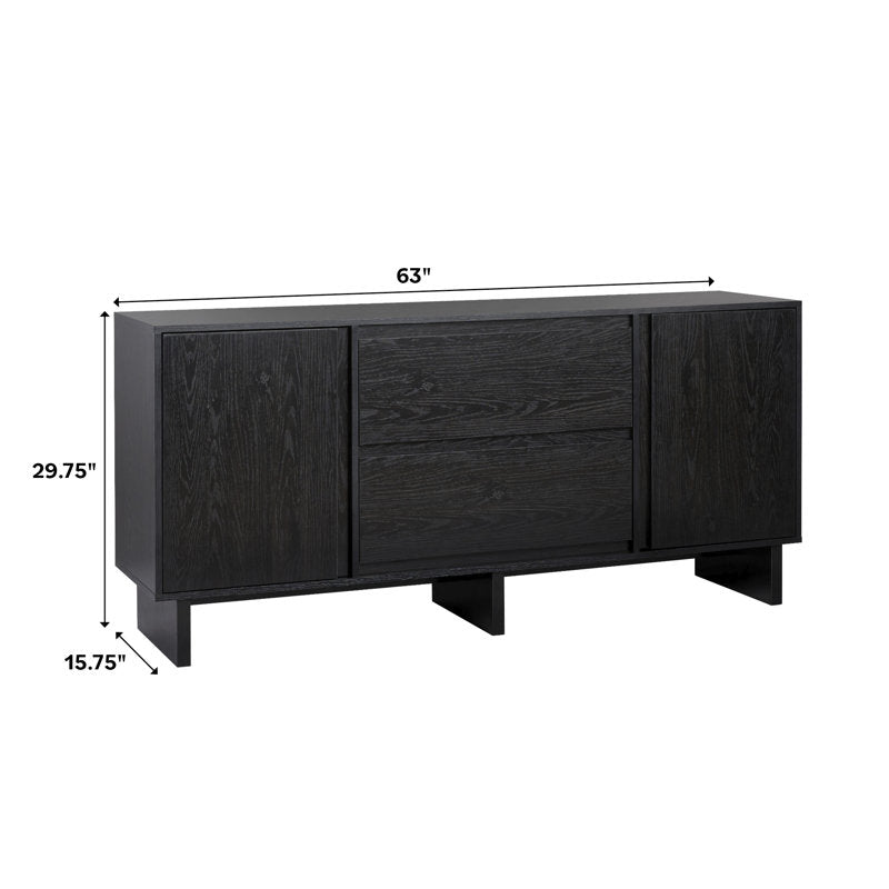 Buffet 2 portes 63" avec tiroirs