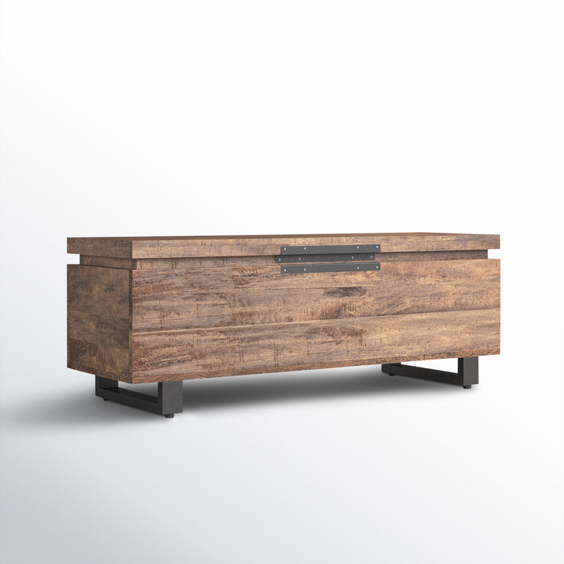Coffre de rangement Grayson en bois massif